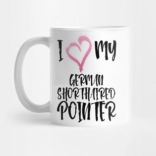 I love my German Shorthaired Pointer in oval! Especially for GSP owners! Mug